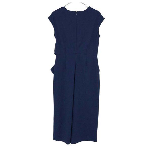 The Limited Jumpsuit Navy Blue Sleeveless Wide Leg Crop NWT - Picture 5 of 7